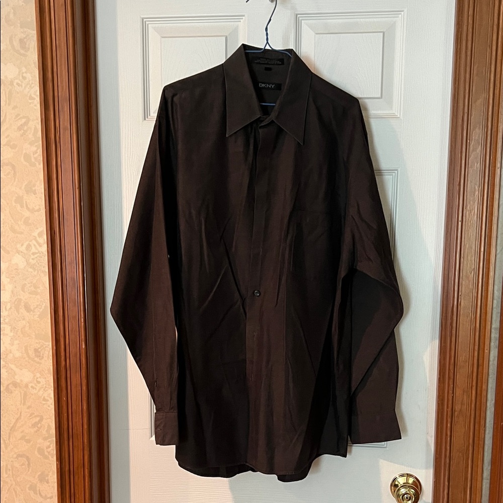 DKNY Men’s Black Button-Up Shirt